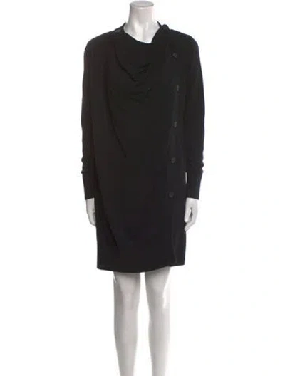 Pre-owned Cos Wool Cowl Neck Sweater In Black