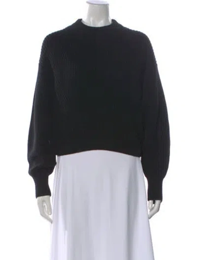Pre-owned Cos Wool Crew Neck Sweater In Black