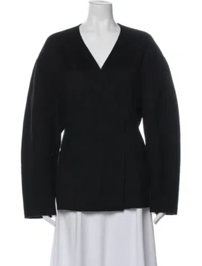 Pre-owned Cos Wool Evening Jacket In Black