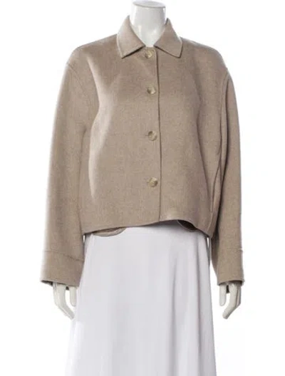 Pre-owned Cos Wool Evening Jacket In Neutral