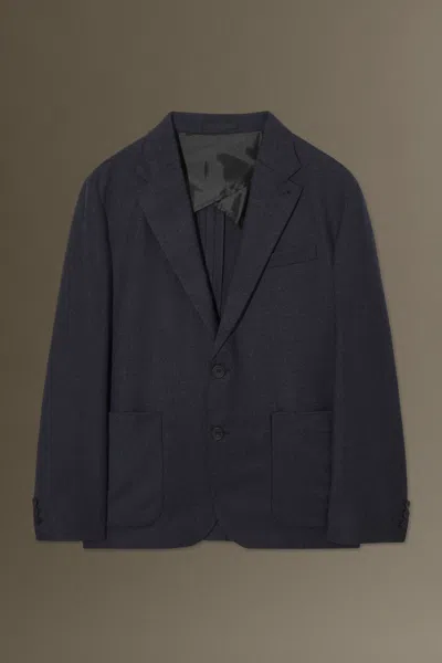 Cos Wool-flannel Blazer - Regular In Blue