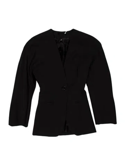 Pre-owned Cos Wool Jacket In Black