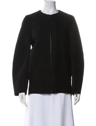 Pre-owned Cos Wool Jacket In Black