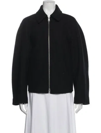 Pre-owned Cos Wool Jacket In Black