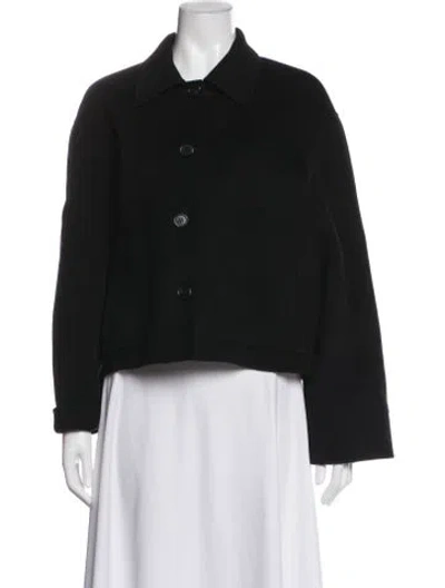 Pre-owned Cos Wool Jacket In Black