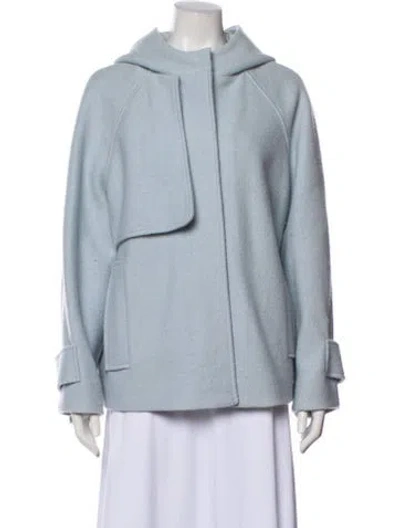 Pre-owned Cos Wool Jacket In Blue
