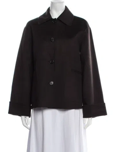 Pre-owned Cos Wool Jacket In Brown