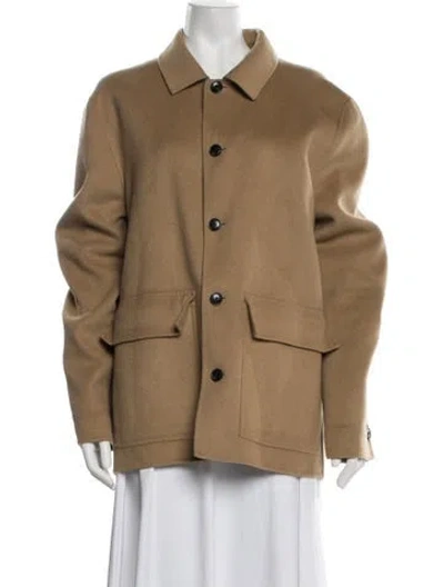 Pre-owned Cos Wool Jacket In Brown