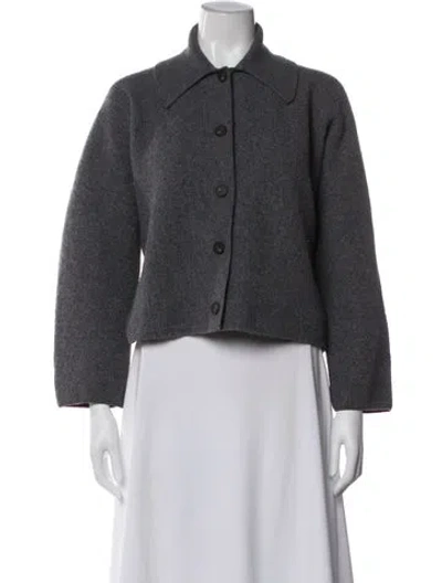 Pre-owned Cos Wool Jacket In Gray