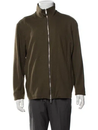 Pre-owned Cos Wool Jacket In Green