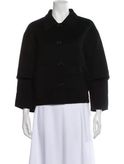 Pre-owned Cos Wool Jacket W/ Tags In Black