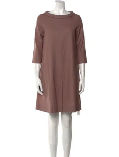 Pre-owned Cos Wool Mini Dress In Pink