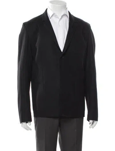 Pre-owned Cos Wool Peacoat In Gray