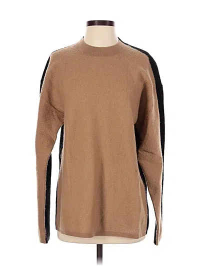 Pre-owned Cos Wool Pullover Sweater In Brown