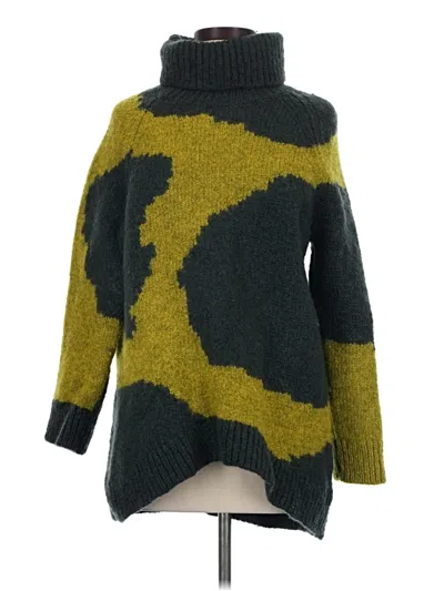 Pre-owned Cos Wool Pullover Sweater In Green