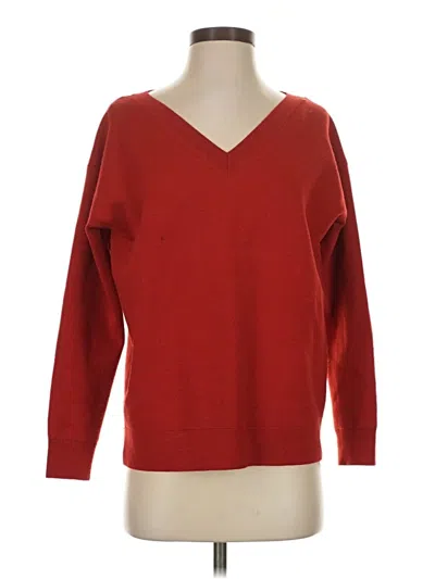 Pre-owned Cos Wool Pullover Sweater In Red