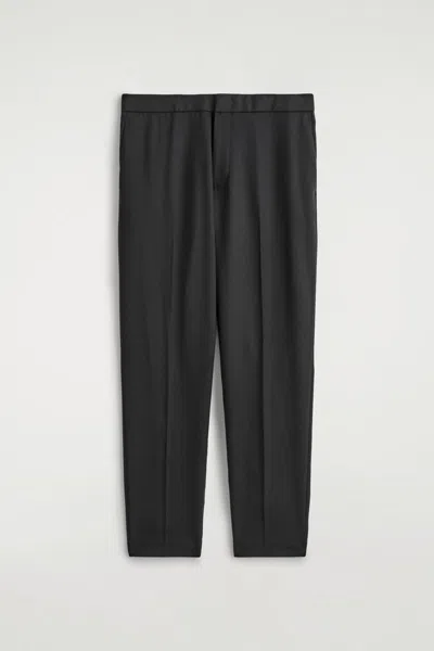 Cos Trouseralon Skinny En Laine In Black