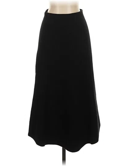 Pre-owned Cos Wool Skirt In Black