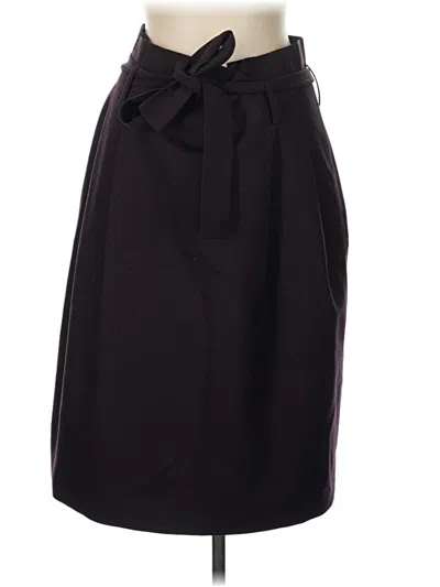 Pre-owned Cos Wool Skirt In Black