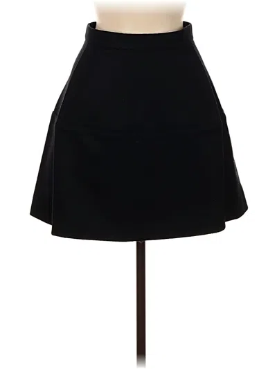 Pre-owned Cos Wool Skirt In Black