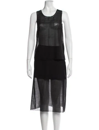Pre-owned Cos Wool Skirt Set W/ Tags In Black