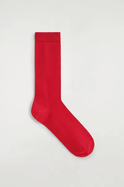 Cos Calzini In Lana In Red