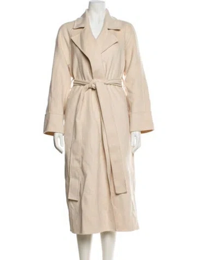 Pre-owned Cos Wool Trench Coat In Neutral