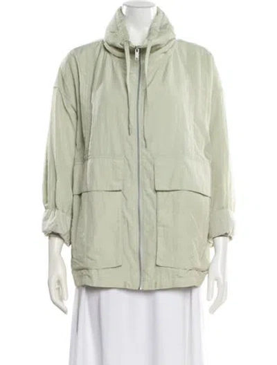 Pre-owned Cos Wool Utility Jacket In Green