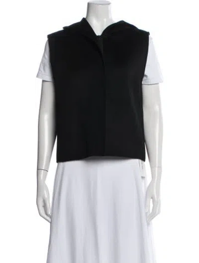 Pre-owned Cos Wool Vest In Black