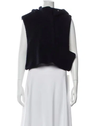 Pre-owned Cos Wool Vest In Blue