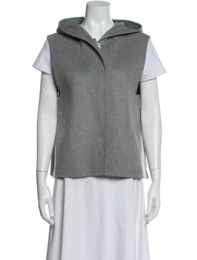 Pre-owned Cos Wool Vest In Gray