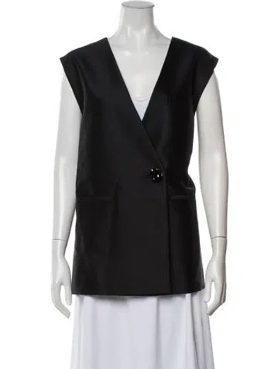 Pre-owned Cos Wool Vest W/ Tags In Blue