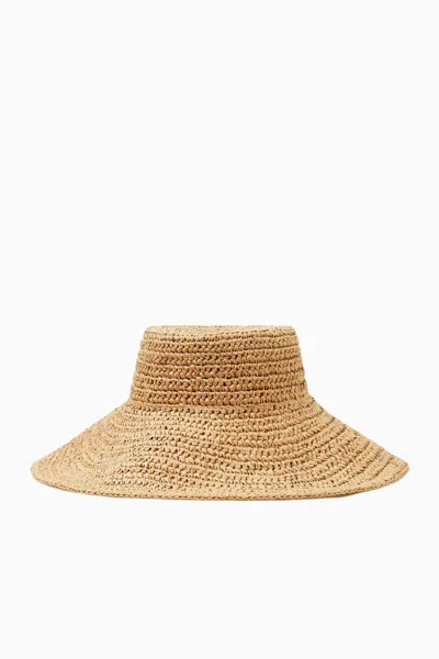 Cos Woven Straw Hat In Brown
