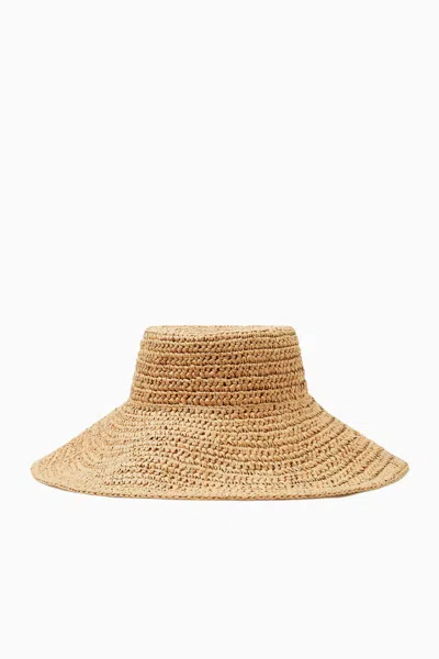 Cos Woven Straw Hat In Beige