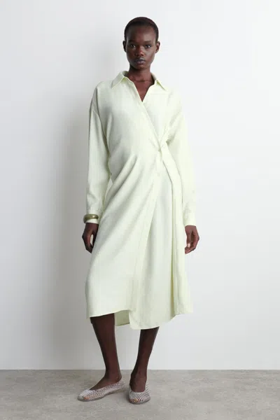 Cos Wrap Midi Shirt Dress