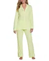 Cosabella 2pc Bella Printed Top & Pant Set In Green