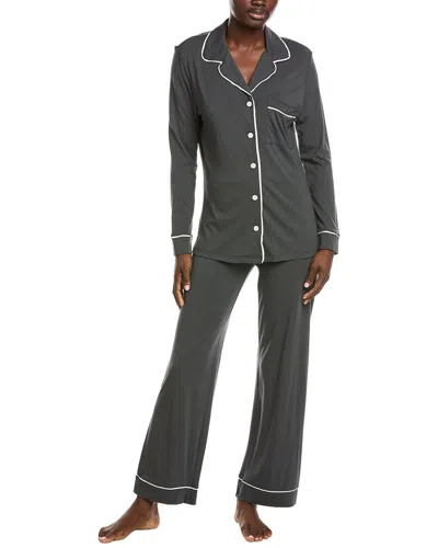 Cosabella 2pc Bella Relaxed Top Pant Set In Black