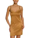 Cosabella 2pc Dena Chemise & G-string Set In Brown