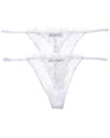 Cosabella 2pk Allure G-string In White
