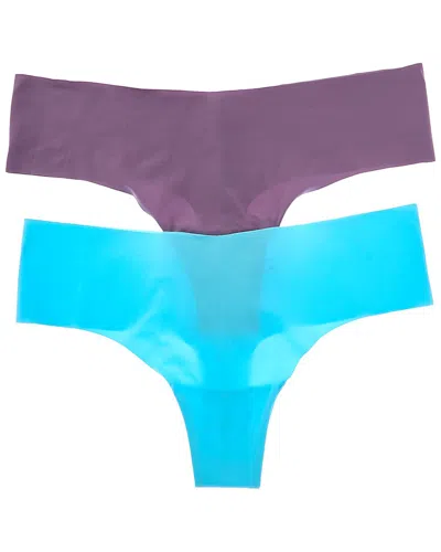 Cosabella 2pk Free Cut Microfiber Thong In Multi