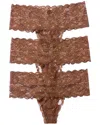 Cosabella 2pk Never Say Never Comfie Cutie Thong In Brown