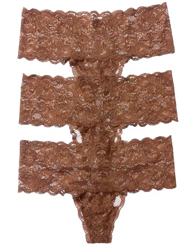 Cosabella 2pk Never Say Never Comfie Cutie Thong In Brown