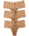 Cosabella 2pk Never Say Never Comfie Cutie Thong In Gold