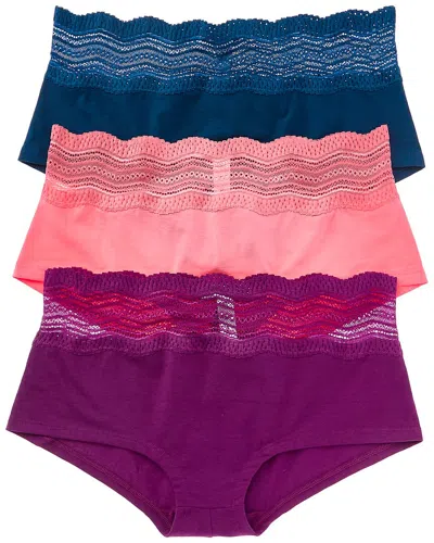 Cosabella 3pk Dolce Boyshort In Multi