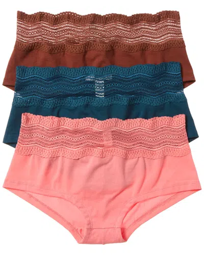 Cosabella 3pk Dolce Boyshort In Multi