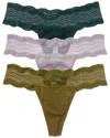 Cosabella 3pk Dolce Thong