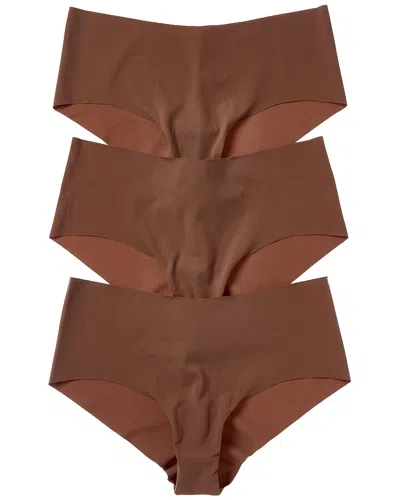 Cosabella 3pk Free Cut Microfiber Hotpant In Brown