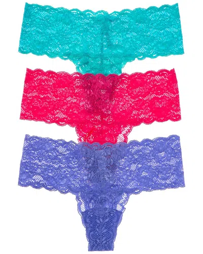 Cosabella 3pk Never Say Never Comfie Thong In Multi
