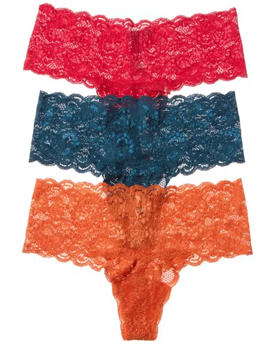 Cosabella 3pk Never Say Never Comfie Thong In Multi