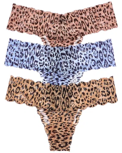 Cosabella 3pk Never Say Never Printed Cutie Thong